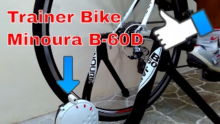 Suara Trainer Sepeda Minoura B60D  Indoor Bike Trainer Minoura B60D Noisy Bad Sound [upl. by Aihsilat]