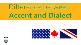 Difference between Accent and Dialect [upl. by Anelliw]