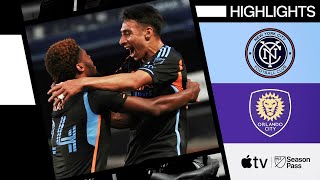 New York City FC vs Orlando City  Comeback Thwarted  Full Match Highlights  June 28 2024 [upl. by Amrac]