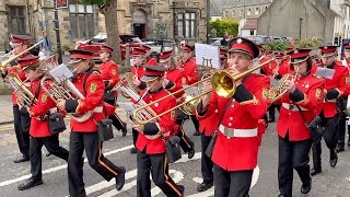 Linlithgow Marches 2024  PreMarch Warm Up for Linlithgow Reed Band [upl. by Ydneh]