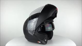 Schuberth C4 Black Matt Helmet  ChampionHelmetscom [upl. by Ahsiekim750]