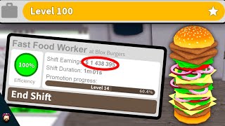 How The New Bloxburg Burger Job Works amp Why You Earn A LOT On EVERY Job [upl. by Danika]