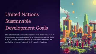 Introducing the UN SDGs A Path to Sustainable Development MiniLecture 22 Minutes [upl. by Maryrose]