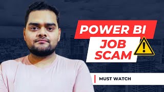 Power BI Job Scam 😲  Freshers Must Watch [upl. by Yauq731]