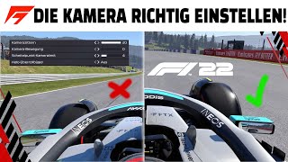 F1 22 Anfänger Tipps Die Kameraperspektive richtig einstellen [upl. by Ettenwahs]