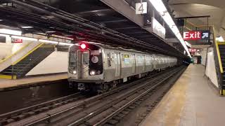 MTA NYC Subway Bombardier R179 A Trains  181st Street 6622 [upl. by Alletneuq]