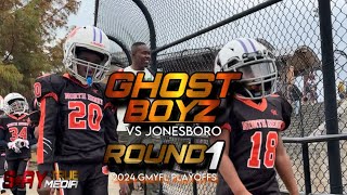 GHOST BOYZ VS NEW BREED 6U  ROUND 1 2024 GMYFL PLAYOFFS HIGHLIGHTS [upl. by Ahtanaram870]