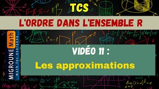 Les approximations — L’ordre dans l’ensemble R — TCS [upl. by Raamaj752]