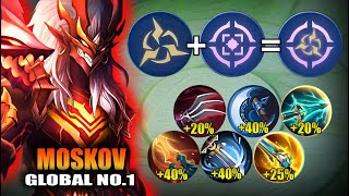 TOP GLOBAL MOSKOV NEW FULL CRITICAL BUILD IS SO DAMN BROKEN 1 HIT DELETE 31 KILLS IN SOLO RANKED [upl. by Ogait502]