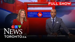 Canada Post workers go on strike Friday morning  CTV News Toronto at Noon for Nov 15 2024 [upl. by Kass640]