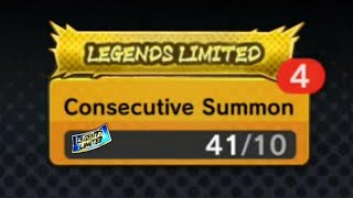 Crazy Legends Limited Tickets SummonDragon Ball Legends [upl. by Enael]