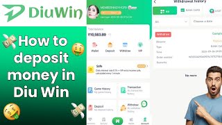 How to deposit Money in Diu win app [upl. by Campos]