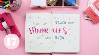 How To Track Memories in Your Bullet Journal  Plan With Me [upl. by Damha]