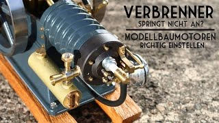 Verbrenner springt nicht an Modellbaumotor richtig einstellen [upl. by Hpseoj]