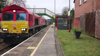 Class 66 656 Passing Hawarden With a 2 tone [upl. by Polak]