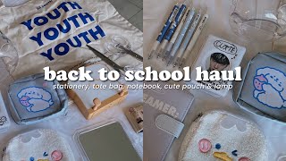 back to school haul 💌🌷  ft journalsay [upl. by Yerhpmuh]