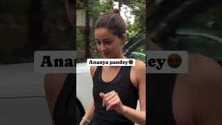 Ananya pandey spotted outside her gym in badnra 💯🥀 ytshorts love ananyapandey [upl. by Ashbaugh]