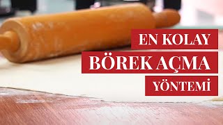 Bu Yöntemle Herkes Evde Hamur Açabilir  En Kolay Börek Hamuru Nasıl Yapılır [upl. by Agathe466]