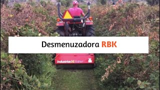 INDUSTRIAS LIDER  DESMENUZADORA RBK100 Y KUBOTA L3800 ZARZAMORA [upl. by Valsimot]