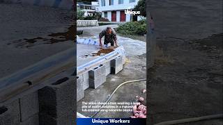 Cleaning sweet potatoes with water  The workers do their job perfectly  machine shorts [upl. by Anividul100]