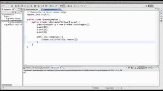 Java Queues the basics [upl. by Ifok507]