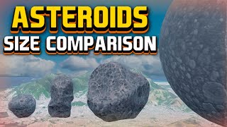 ASTEROIDS Size Comparison 2023 😳3D [upl. by Oigolue120]