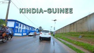 Guinee Conakry Tours dans la Ville de Kindia saison pluvieuse [upl. by Enilrahc646]