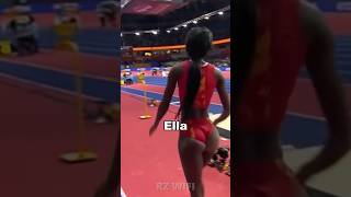 😍🏃‍♀️ LA HERMOSA PROMESA ESPAÑOLA EN SALTO deportes viral [upl. by Iruahs]