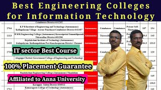 TNEA2024 Best Engineering Colleges for Information Technology anbarivutwins informationtechnology [upl. by Athiste]