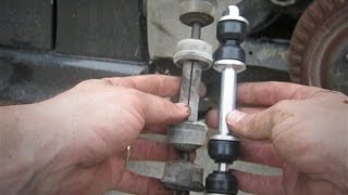 How to replace sway bar end links and bushings [upl. by Leilamag903]