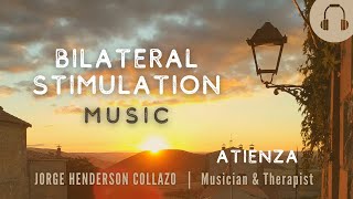 Bilateral Stimulation Music  Brain hemispheres stimulation  EMDR 🎧Listen with headphones Atienza [upl. by Yssep]