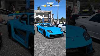 Mazda RX7 Blue 😁👍 vileside mazdarx7 creator otomotif jdm reaction stanced cars [upl. by Kired]