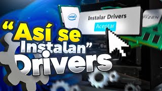 Instalar Drivers en una PC  Sin ERRORES ✅ [upl. by Aralc]