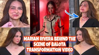 🔴MARIAN RIVERA BEHIND THE SCENE OF BALOTA TRANSFORMATION VIDEO [upl. by Slack958]