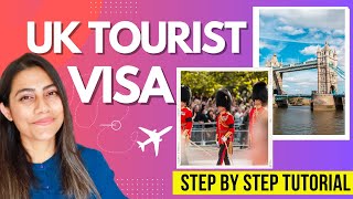 How to apply  UK Visitor Visa Online 2023  UK Tourist Visa Step by Step Tutorial [upl. by Liberati]