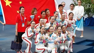 China won its first ever gold medal in synchronized swimming [upl. by Acsecnarf311]