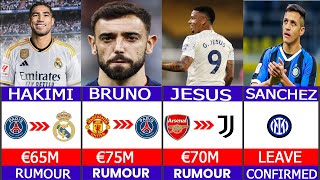 🚨 ALL LATEST CONFIRMED TRANSFER SUMMER 2024 🔥 BRUNO MIGUEL JESUSMbappeSANCHEZSanchoTRENT✅️ [upl. by Vikky]