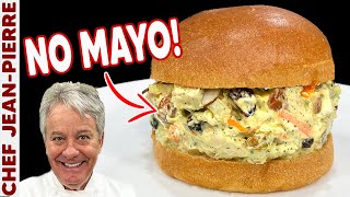 Chicken Salad Without Using Mayo  Chef JeanPierre [upl. by Armbruster]