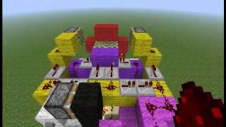 Minecraft 4x3 Piston Door Tutorial [upl. by Intyrb]