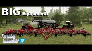 How To Use Bourgault and Seed hawk Equipment  Farming Simulator 22 [upl. by Fishback455]