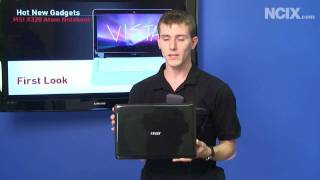 MSI X320 Notebook First Look NCIX Tech TIps 41 [upl. by Pinto]