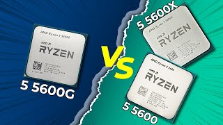 ¿Por qué elegir el Procesador AMD Ryzen 5 5600G vs 5600X vs 5600 en Julio 2023 [upl. by Annmaria]