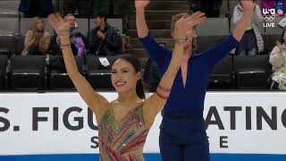 Madison Chock and Evan Bates  US Nationals 2023 RD [upl. by Danzig]