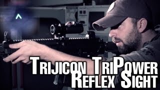 Trijicon TriPower TX30 Reflex RedDot Sight Airsoft  Review EpicAirsoftHD [upl. by Llibyc]