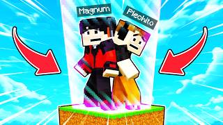 SKYBLOCK pero LA BARRERA CRECE  ðŸ”¥ðŸ˜Ž  El Magnum y Plech [upl. by Leahcimnaes745]