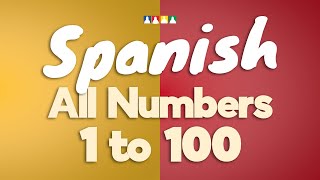 Count in Spanish to 100  How to count to 100 in Spanish slowly [upl. by Borszcz]