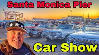 Santa Monica Pier Car Show 2024 [upl. by Agnella]