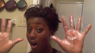 How to Apply a Relaxer  Dark and Lovely Tonie Cole [upl. by Lory]