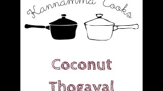 Spicy Thengai Thogayal Coconut Thogayal Chutney For Rice [upl. by Novel]