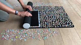 Deel 3 Qualico puzzelmat oprollen of opbergen  voor puzzels tot 1500 stukjes [upl. by Aikim774]